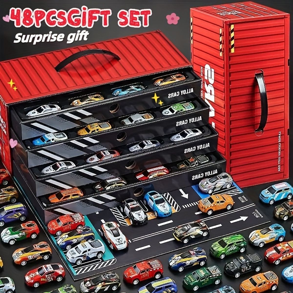 VATYERTY - 48 piezas de simulación de coche de carreras