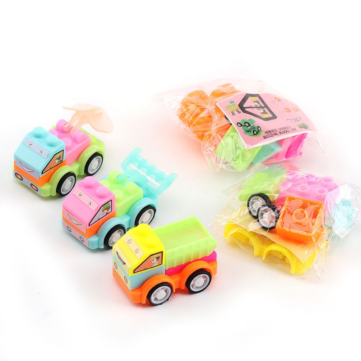 VATYERTY - 24 vehículos de construcción surtidos color aleatorio