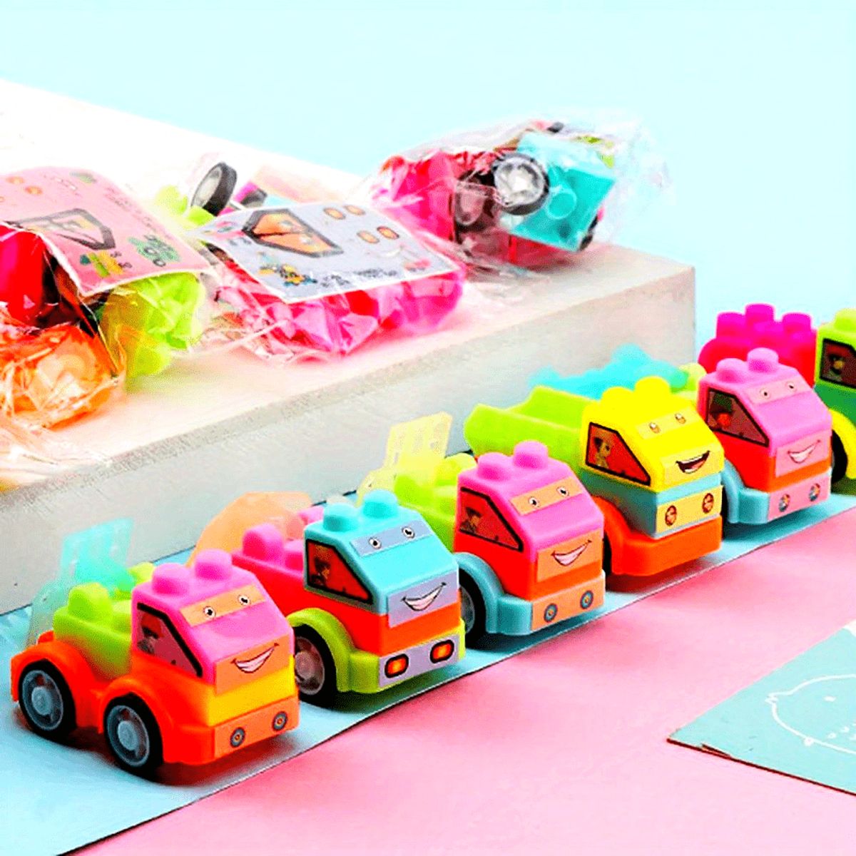 VATYERTY - 24 vehículos de construcción surtidos color aleatorio