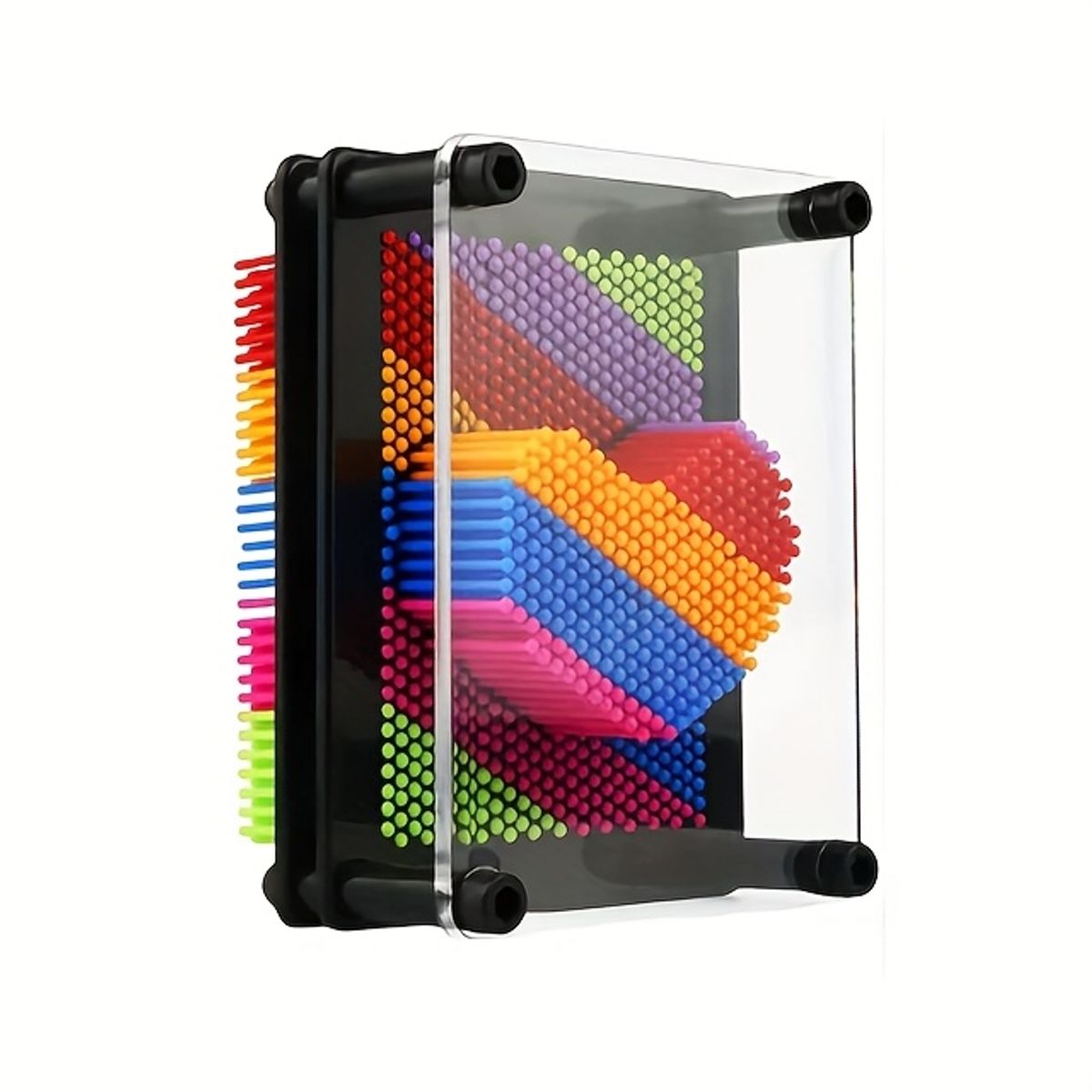 VATYERTY - Juguetes 3D con pin art - Arcoíris colorido y creativo Rosa