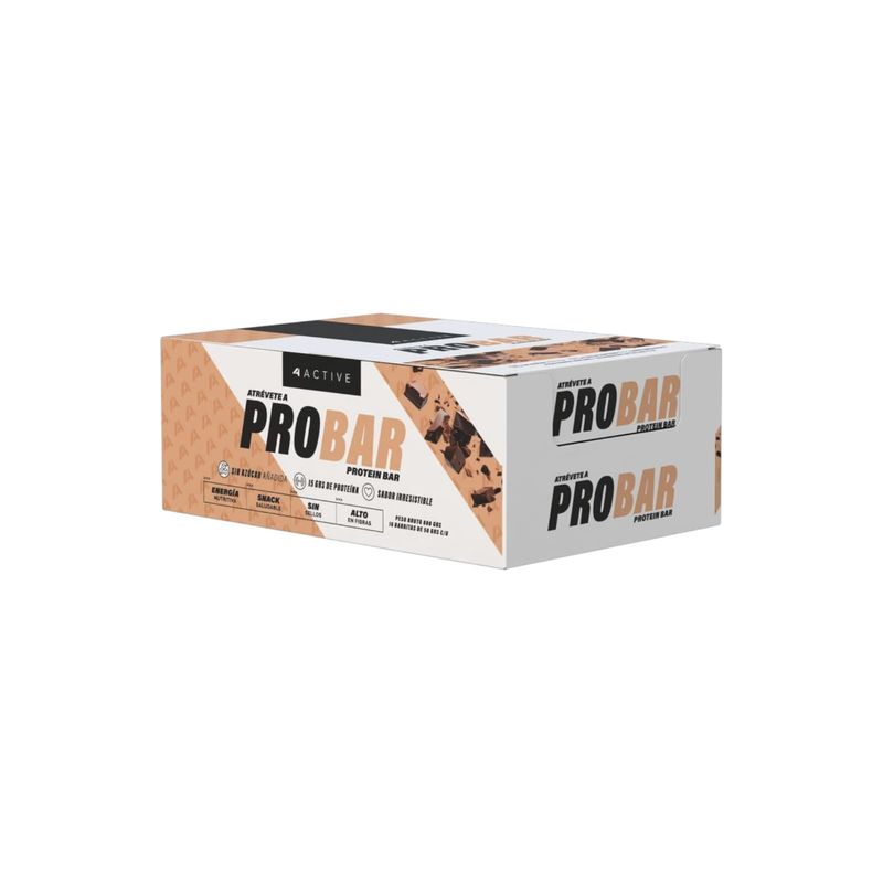 4ACTIVE - BOX 16 BARRAS PROBAR PROTEIN BAR CHOCOLATE - 4ACTIVE
