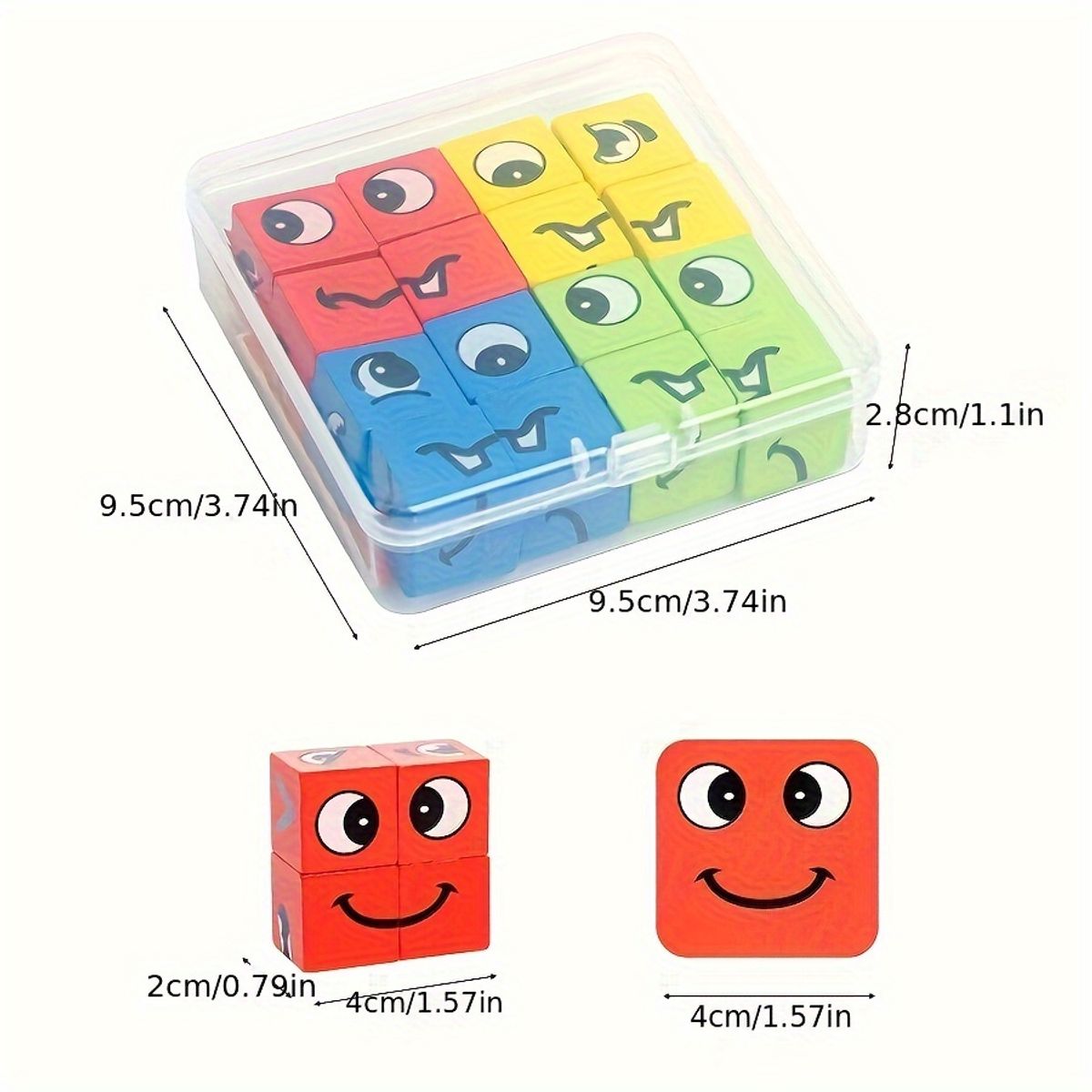 VATYERTY - El cubo de Rubik cambia de cara al juego - 4 personas
