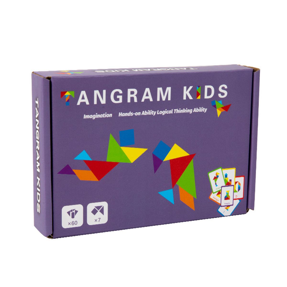 VATYERTY - Juego de rompecabezas de Tangram
