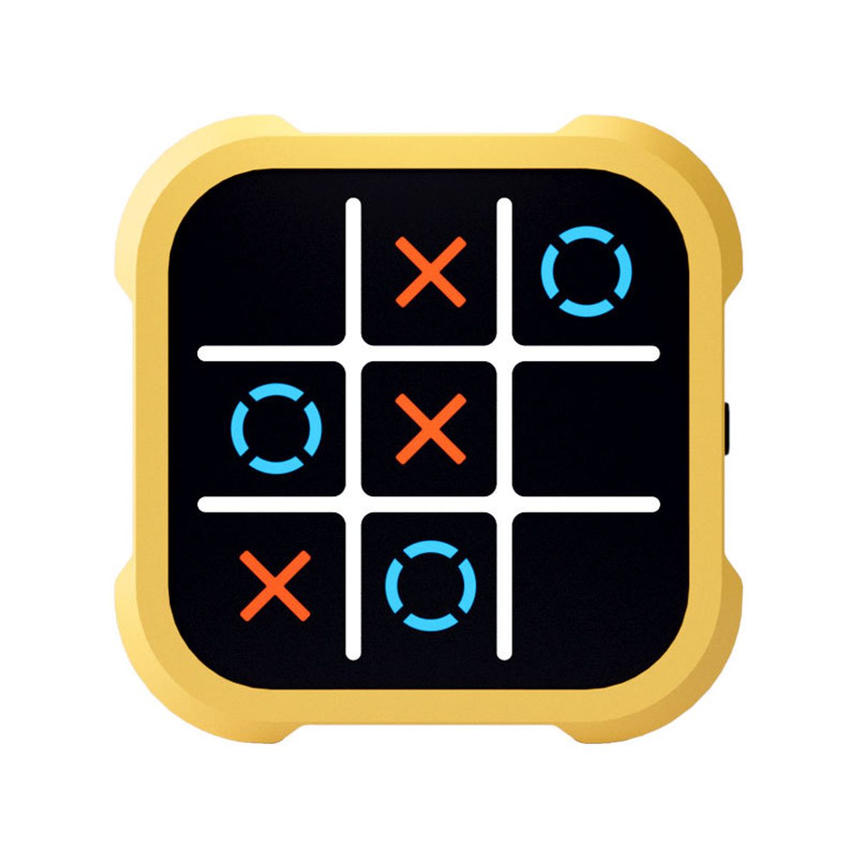 VATYERTY - Juego de mesa portátil de tres en raya de doble opción para viajes Multi