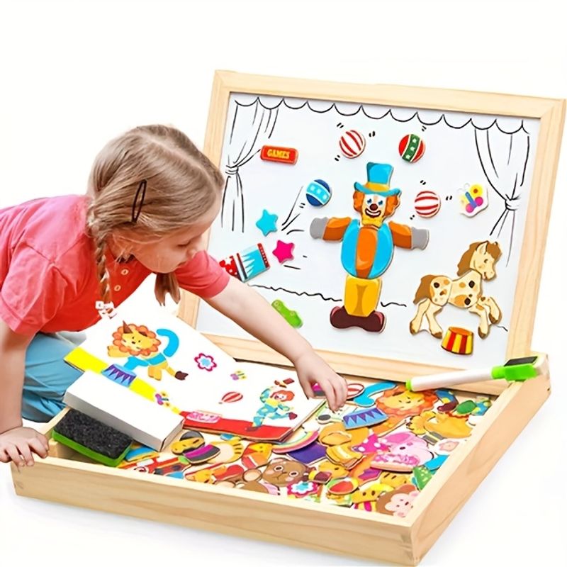 VATYERTY - Pizarra Magnética Infantil para Niños 100 Piezas