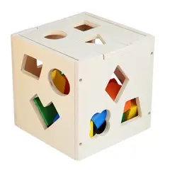 VATYERTY - Juguete educativo con 15 bloques de construcción de madera