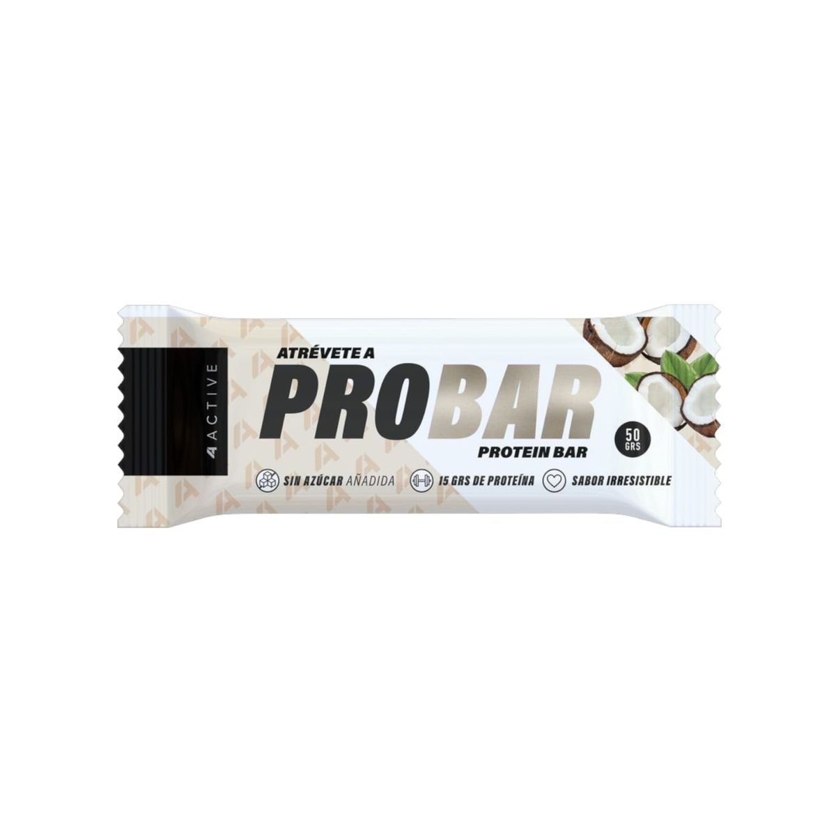 4ACTIVE - BOX 16 BARRAS PROBAR PROTEIN BAR COCO - 4ACTIVE