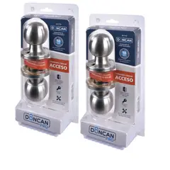OEM - Pack de 2 Cerraduras de Acceso Doncan Pro Acero Inoxidable