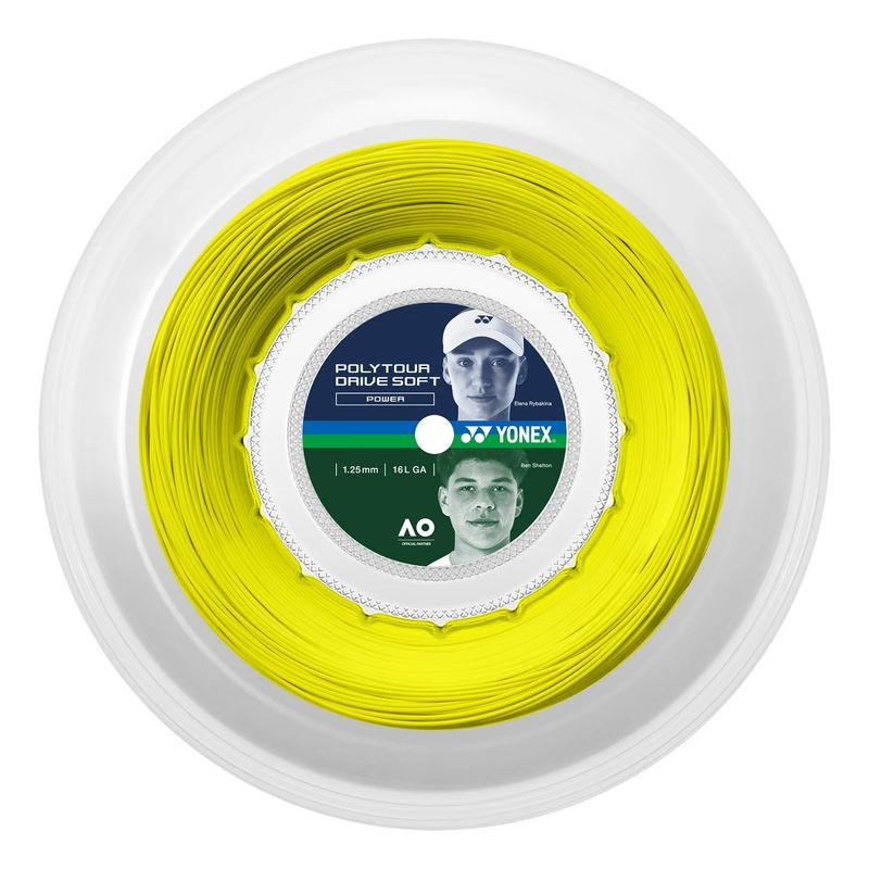 YONEX - Rollo de Cuerda Yonex Poly Tour Drive Soft 1.25 - 200m