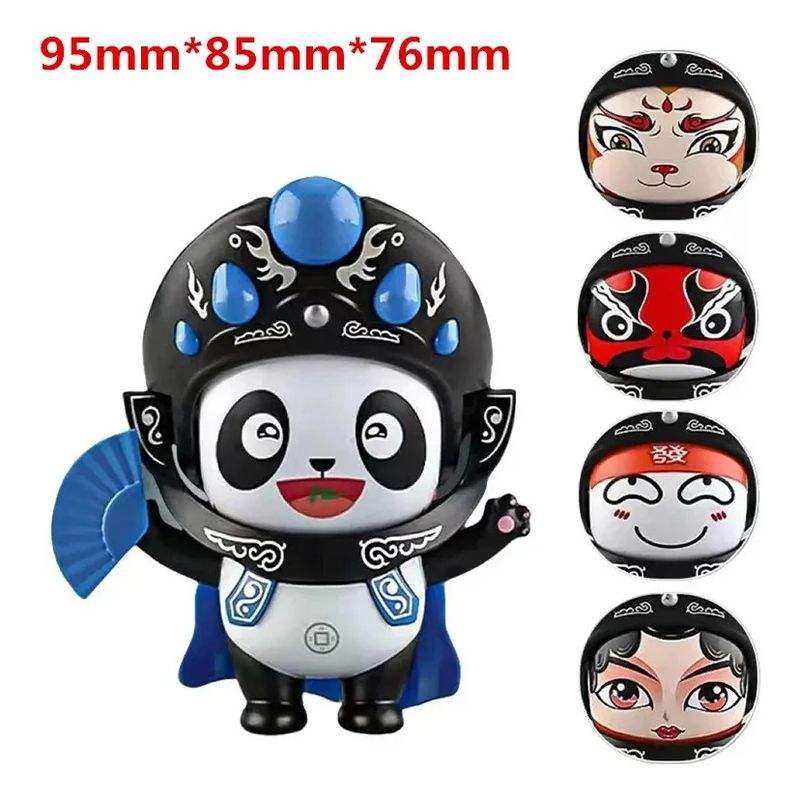 GENERICO - Muñeca Panda Cambia Cara Decoración Opera China