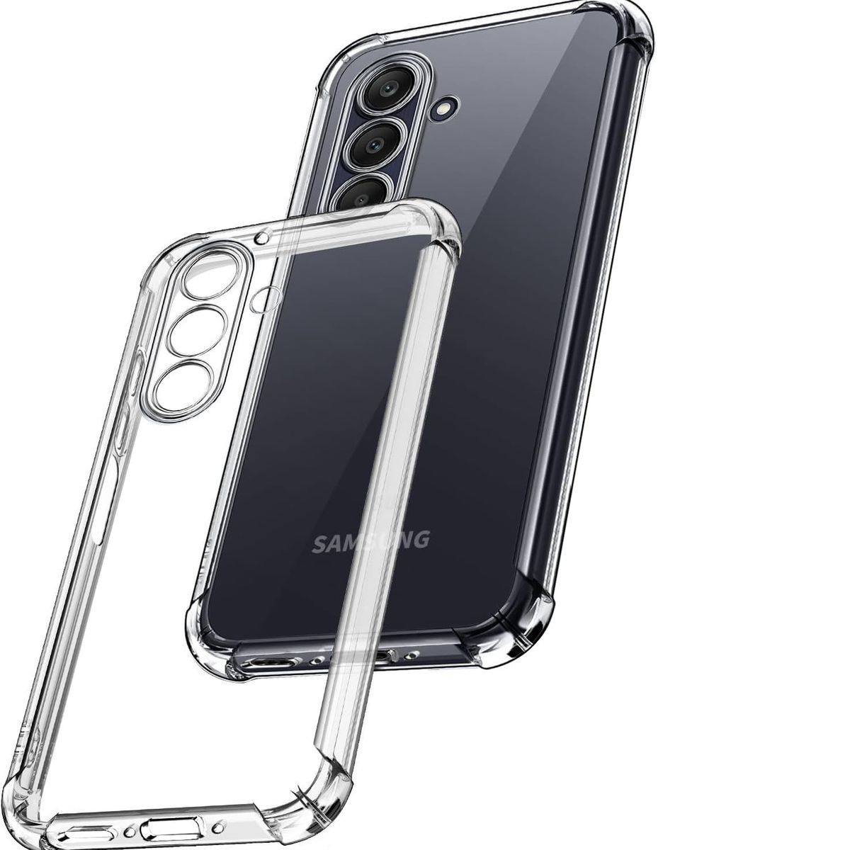 GENERICO - CARCASA PARA GALAXY A26 5G TRANSPARENTE ESQUINAS REFORZADAS