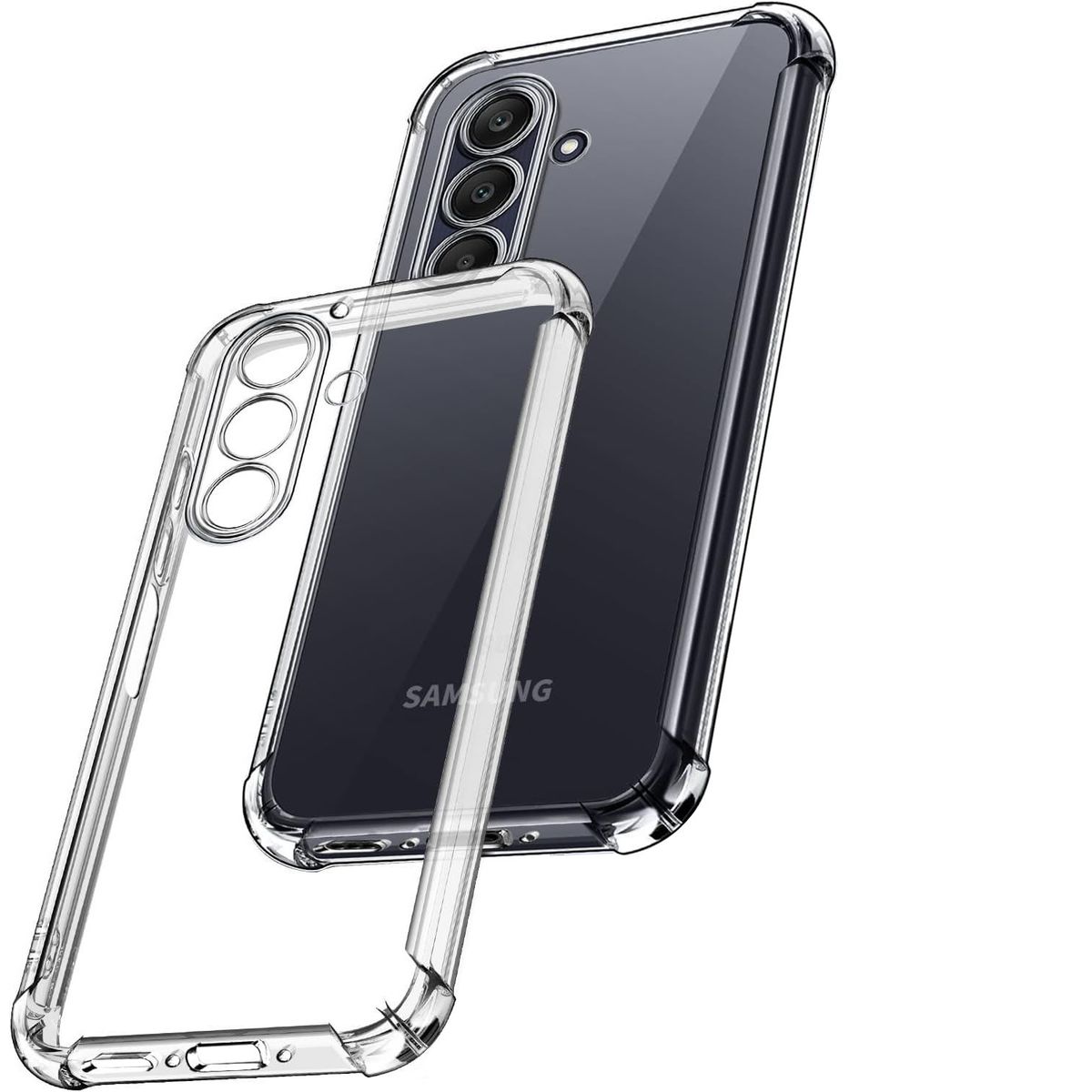 GENERICO - CARCASA PARA GALAXY A26 5G TRANSPARENTE ESQUINAS REFORZADAS