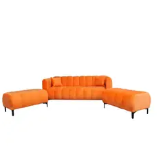 GENERICO - L Martins 20 Reversible 200x150 Felpa Naranjo