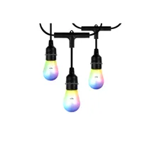 Nexxt Guirnalda de Luces Inteligente con Conexión Wi-Fi, 14.6 metros, 24 luces, RGB, IP65