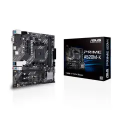 ASUS - Placa Madre PRIME A520M-K AM4 21334600MHz M2 MicroATX