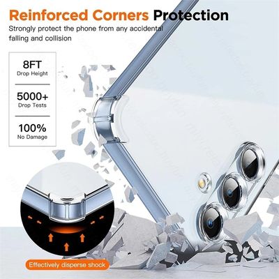 Imagen 2 del producto CARCASA PARA GALAXY A56 5G - TRANSPARENTE ESQUINAS REFORZADAS