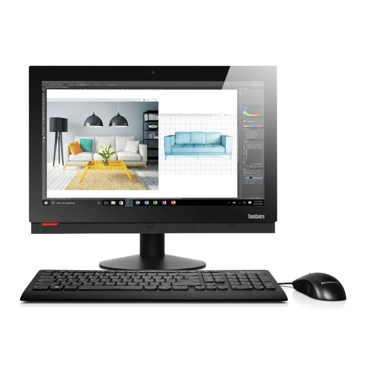LENOVO - AIO LENOVO THINKCENTRE M700Z INTEL CORE I7 3.10GHZ 16GB RAM DDR4 512GB SSD W10 PRO