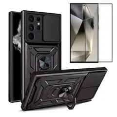 BELKRA - Carcasa Para Samsung S25 Ultra + Mica Vidrio Lamina