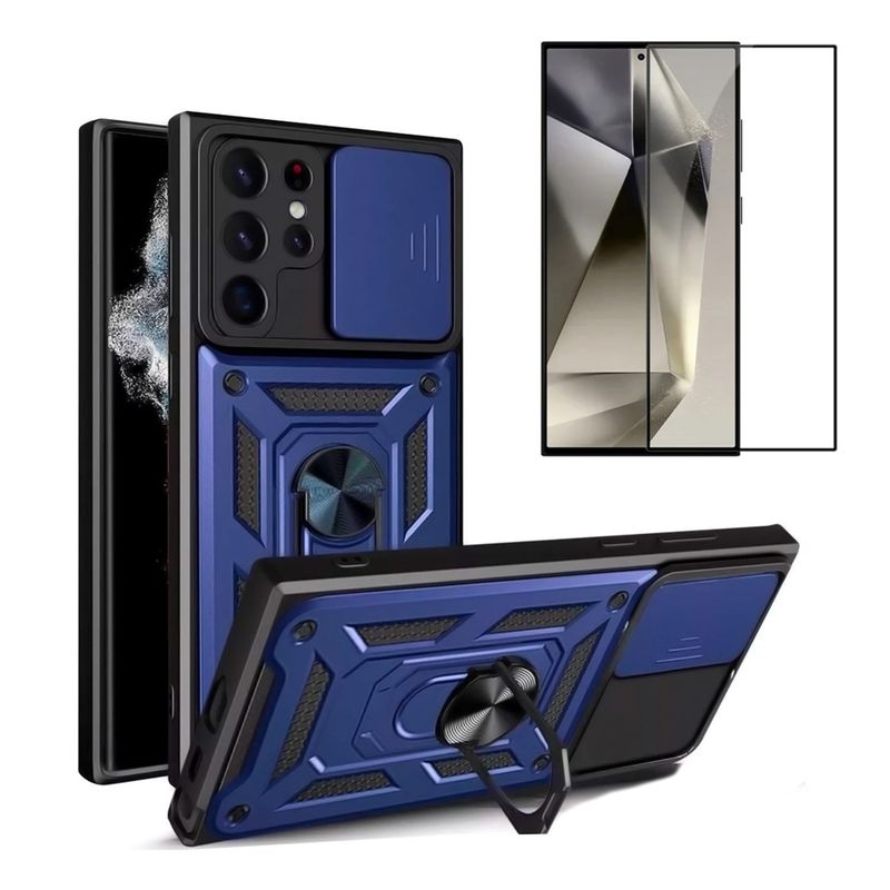 BELKRA - Carcasa Para Samsung S25 Ultra + Lamina Mica Vidrio