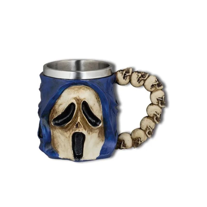 GENERICO - Taza Tazón Mug Ghostface Diseño Scream Calavera Halloween