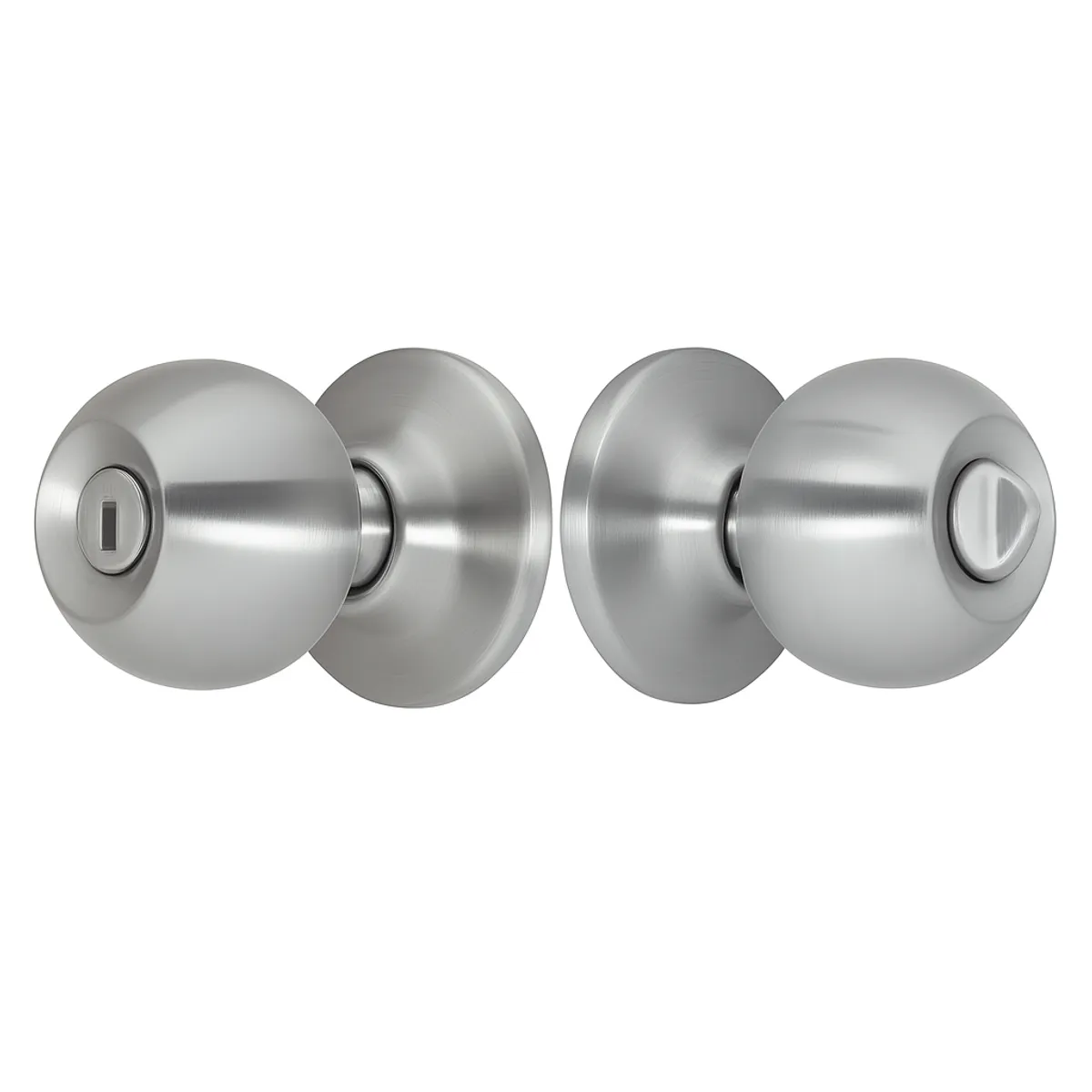 OEM - Pack de 2 Cerraduras de Baño Doncan Pro de Acero Inoxidable