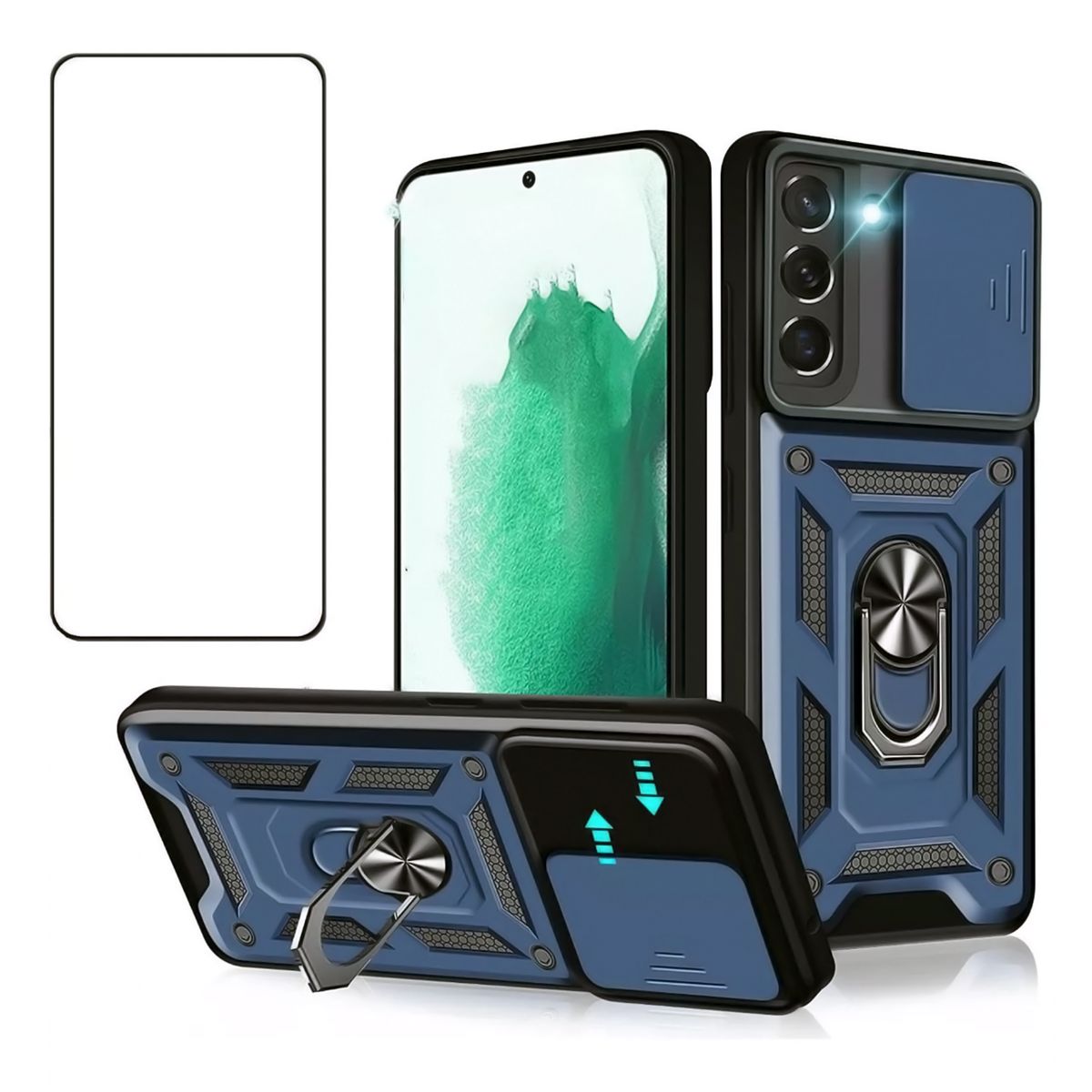 BELKRA - Carcasa Para Samsung S25 + Mica Protector Vidrio