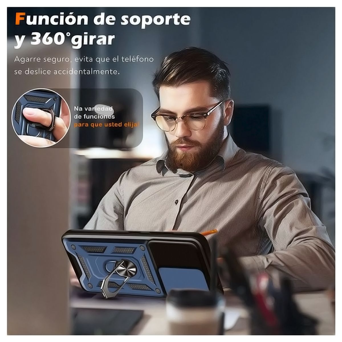 BELKRA - Carcasa Para Samsung S25 + Mica Protector Vidrio