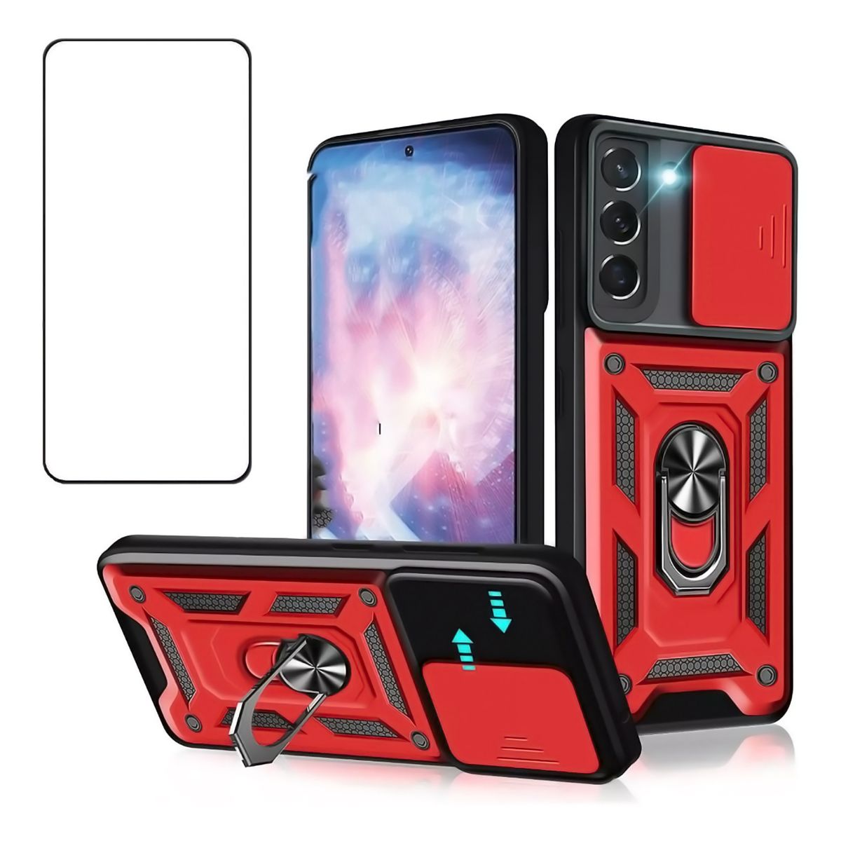 BELKRA - Carcasa Para Samsung S25 + Protector Vidrio Pantalla