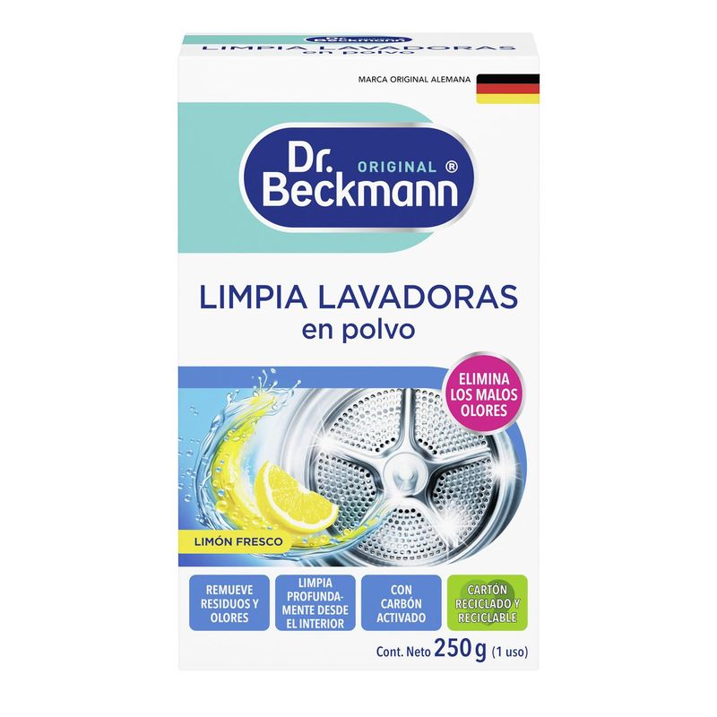 DR BECKMANN - Limpia Lavadoras Dr Beckmann Polvo 250gr