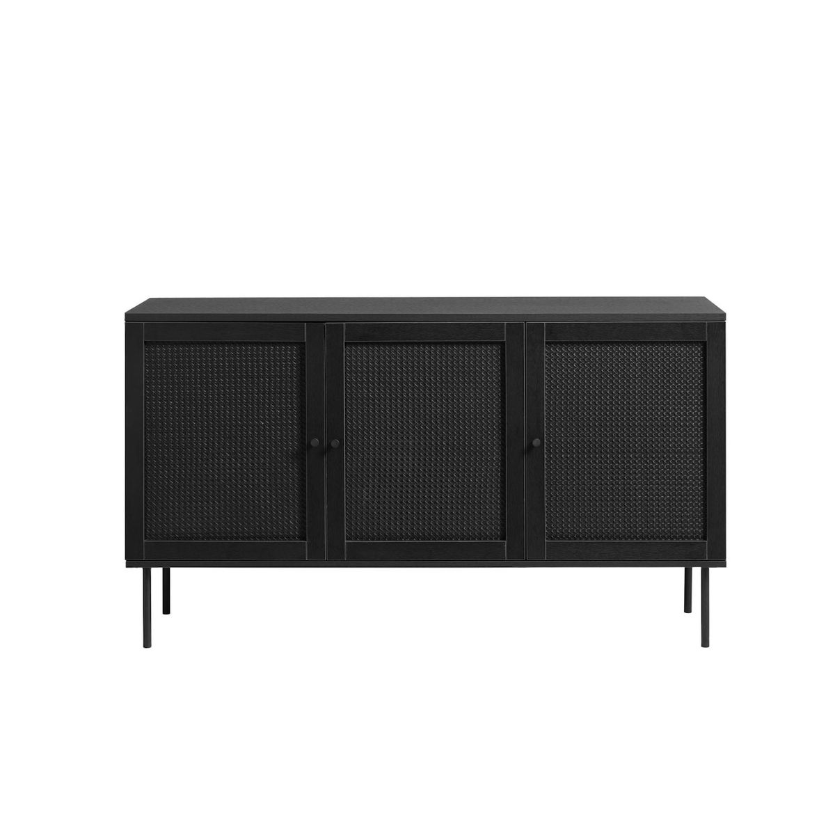 ILOFT - Buffet rattan negro ALTAZOR