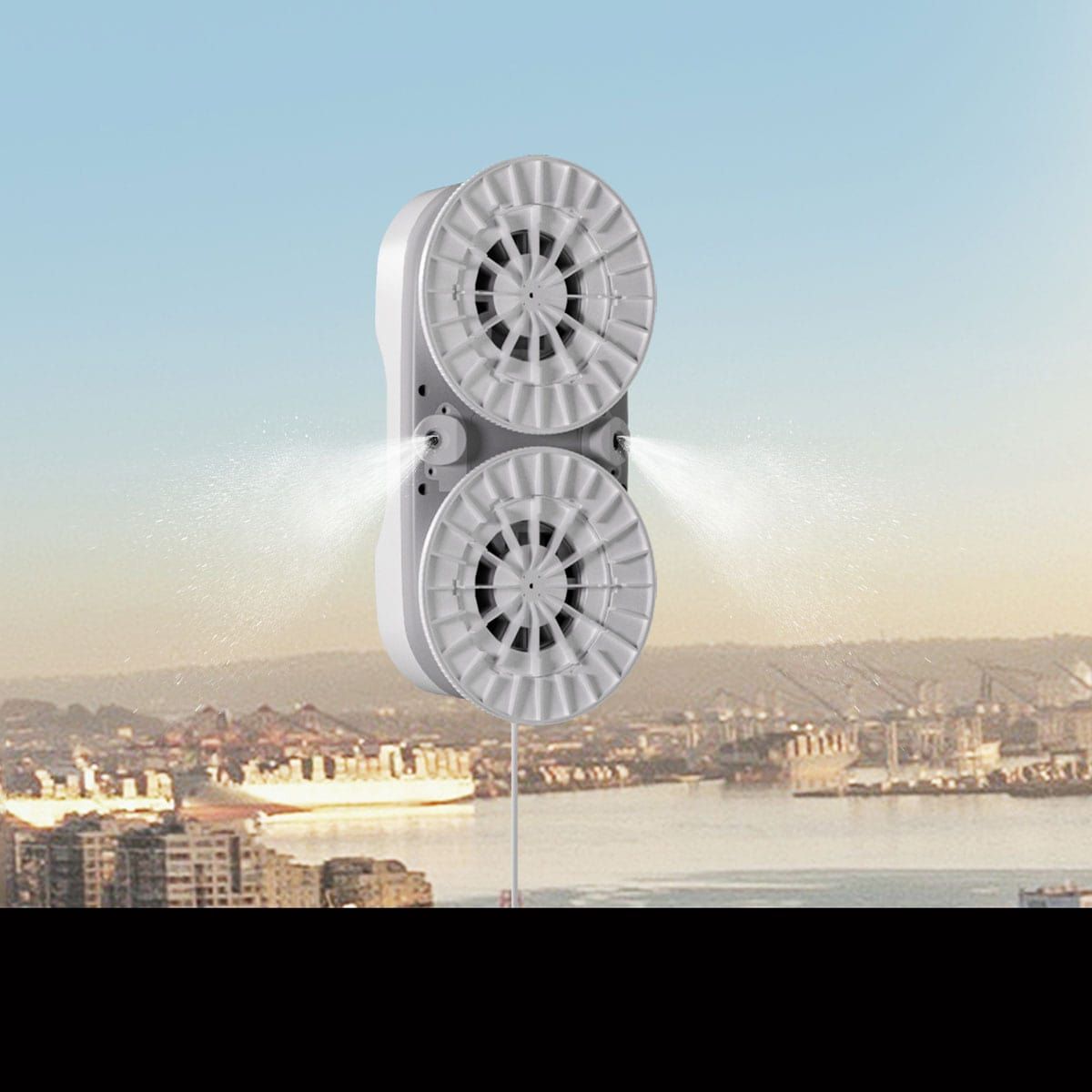 HUTT - HUTT Robot Limpia Vidrios ddc56 Color Blanco