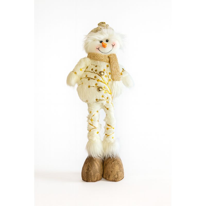 HERRERA MAISON - Muñeco Navidad Snowman Gold 55 CM