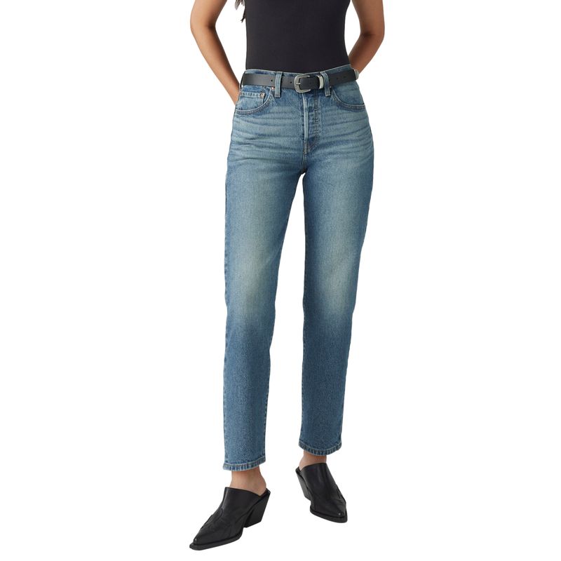 LEVIS - Jeans Mujer 501 Crop Celeste Levis