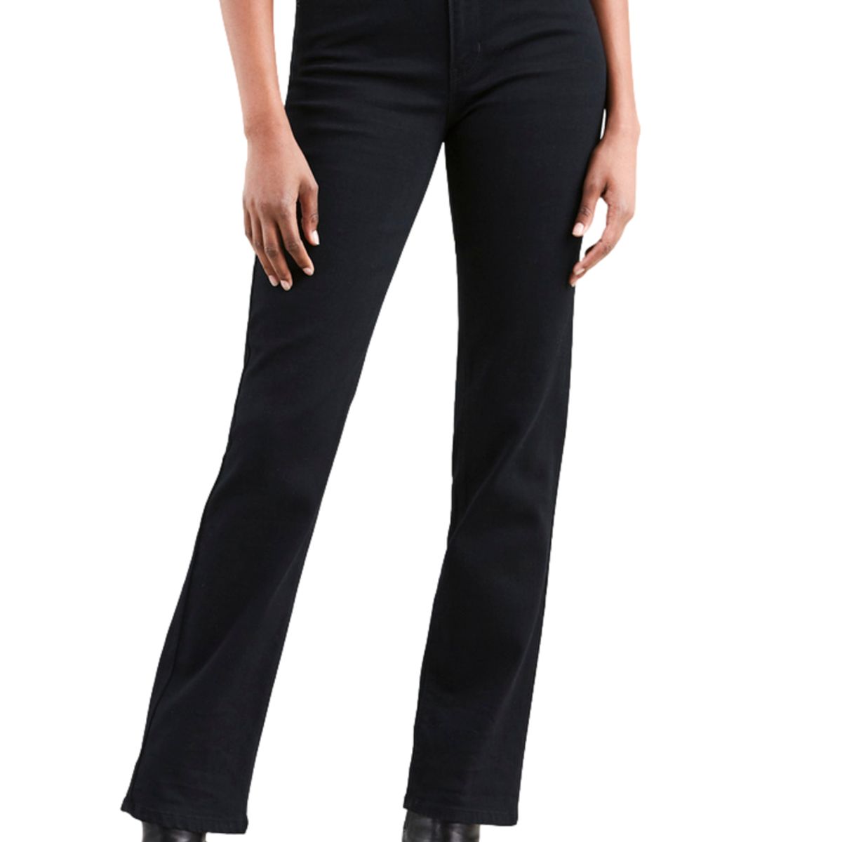 LEVIS - Jeans Mujer 724 High Rise Straight Negro Levis