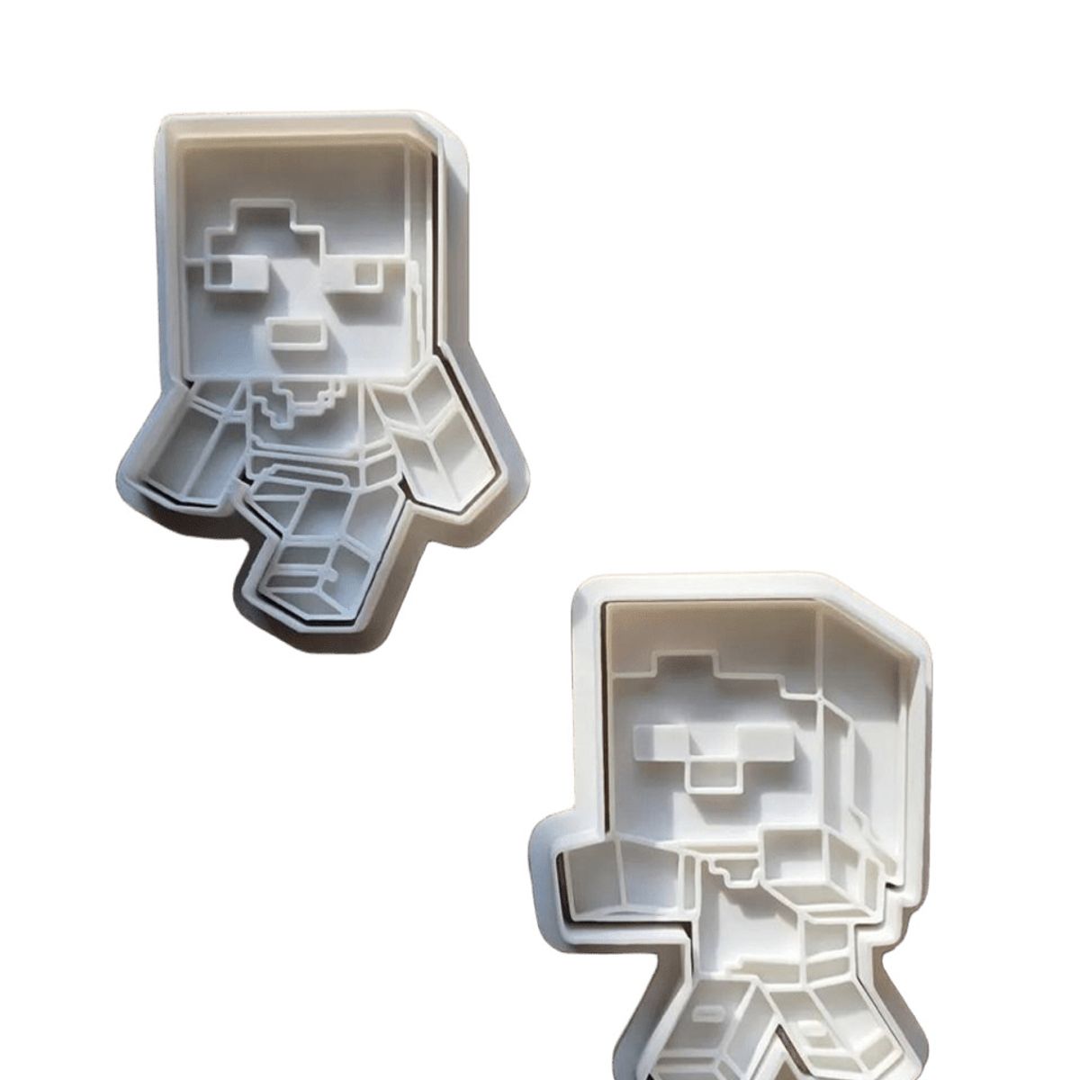 GENERICO - Molde para galletas 2 unidades - Steve Minecraft