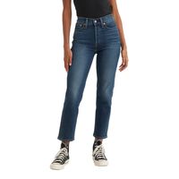 Jeans Mujer Wedgie Straight Azul
