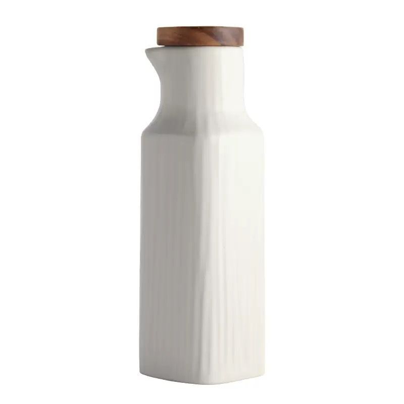 OEM - Aceitera Vinagrera Cocina Decorativa Ceramica Madera
