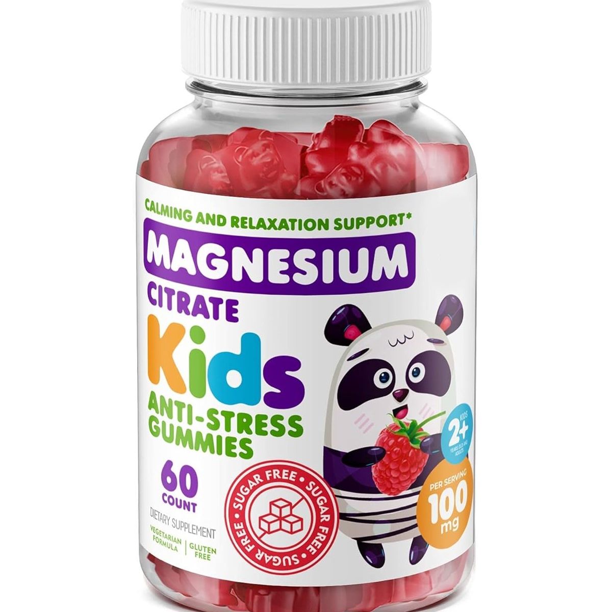 GENERICO - Kids Smart Citrato De Magnesio Gomitas Para Niños 60u Berry