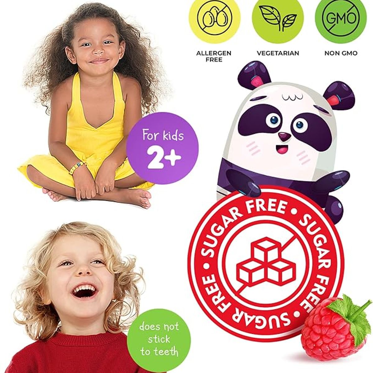GENERICO - Kids Smart Citrato De Magnesio Gomitas Para Niños 60u Berry