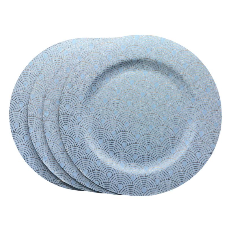 GENERICO - Pack 4 Plato De Decoracion Hogar Decorativo Diseños 30cm