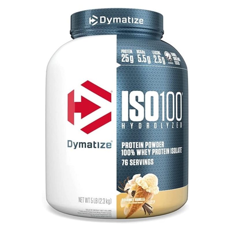 DYMATIZE - Dymatize Proteina Iso 100 Whey Protein Isolate 5 lbs Vanilla