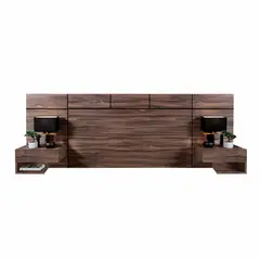 WEBDECOR - Respaldo de Cama King Nogal Terracota