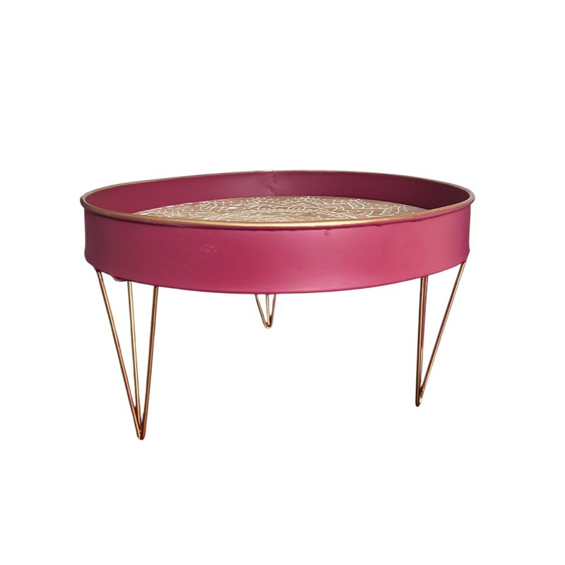 OEM - Bandeja Hogar Decoracion Fiestas Bandeja Alta Mandala