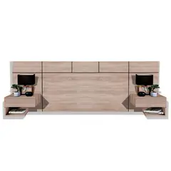 WEBDECOR - Respaldo de Cama King Nogal Provenzal