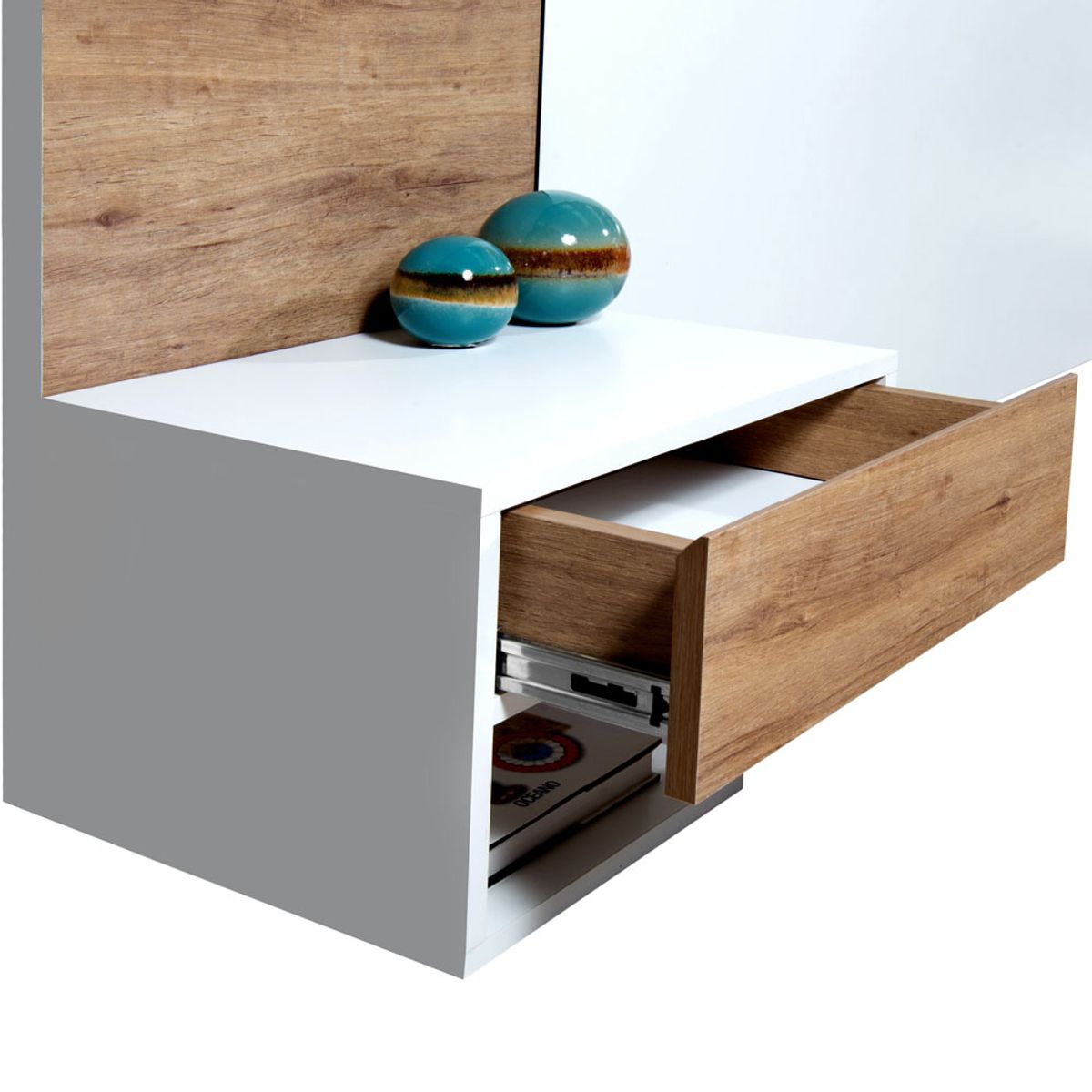 WEBDECOR - Respaldo de Cama King Caramel Blanco