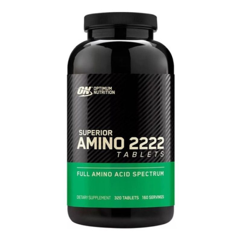 OPTIMUN NUTRITION - Optimum Nutrition Super Amino 2222 Aminoacidos 320 Tabletas