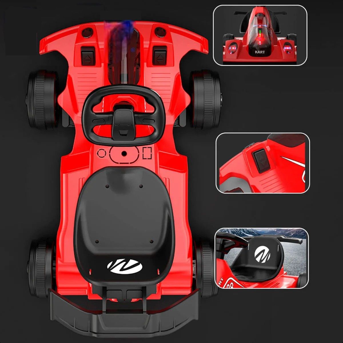 TOYUN TOYUN - Auto A Batería Go Kart Karting Con Luces Y Sonido