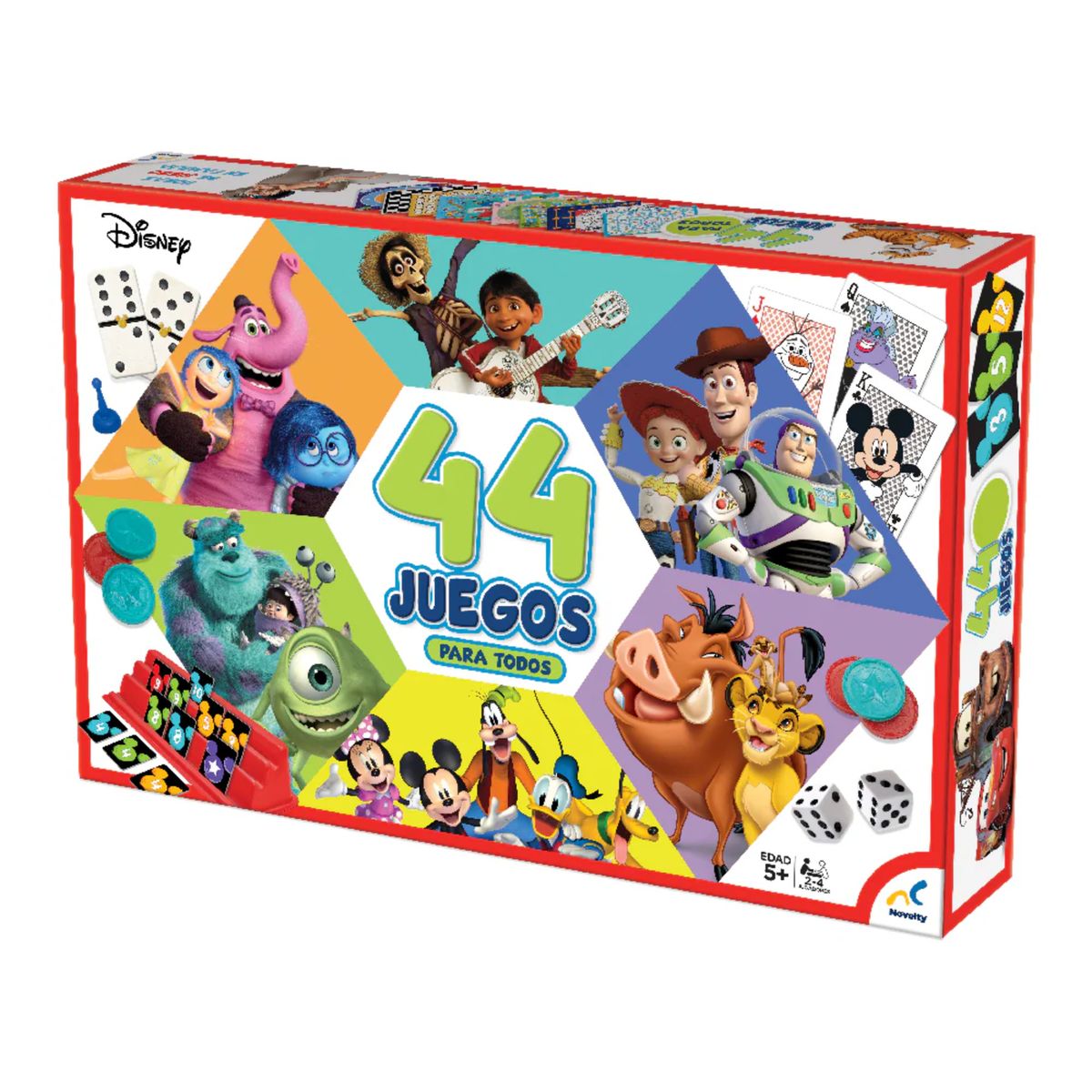 DISNEY - Set De 44 Juegos De Mesa Disney Pixar