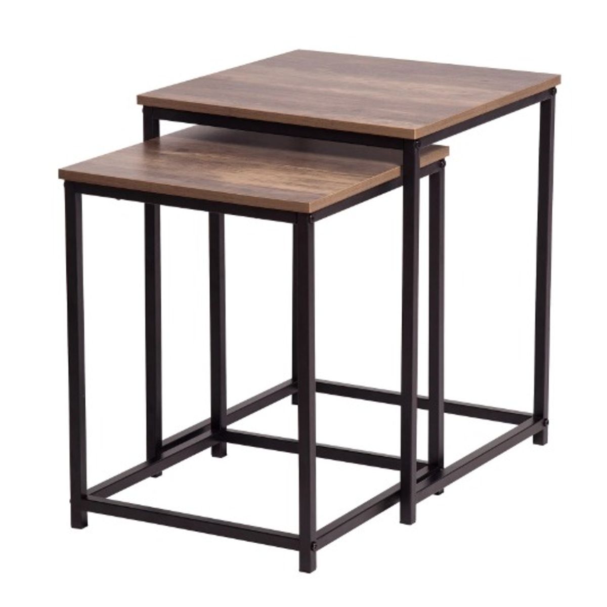 HABITA2 CHILE - Mesa Centro Cuadrado Rustic tipo Nido