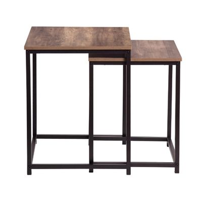 Imagen 2 del producto Mesa Centro Cuadrado Rustic tipo Nido